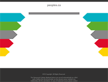 Tablet Screenshot of peoples.ca